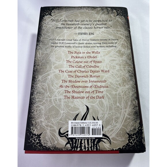 H. P. Lovecraft Great Tales of Horror 2012 Hardback Compilation - Picture 2 of 8